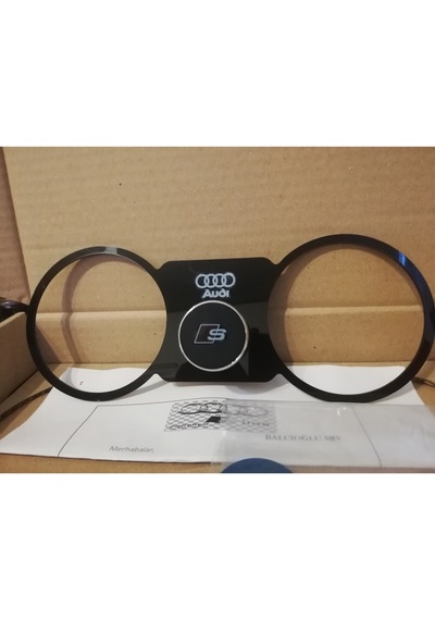 Audi A3 8P(2004-2012) Halka Logolu Mıknatıslı Telefon Tutucu