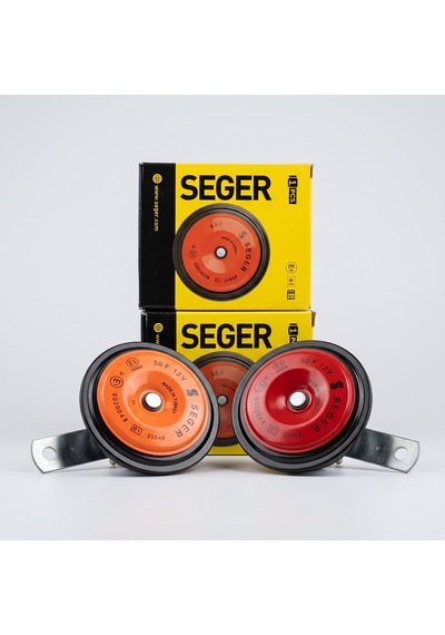 Motosiklet Kornası Seger 2'li Takım 50f 12 V, 480 Hz Didit İnce Ve Kalın Ses