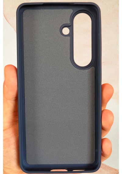 Samsung Galaxy S26 Yıldız Tozu Premium Lacivert Silikon Kılıf