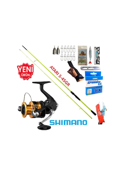 Shimano Fx 3000 210cm 5-45gr Karbon High Tech Spin Olta Takımı Seti