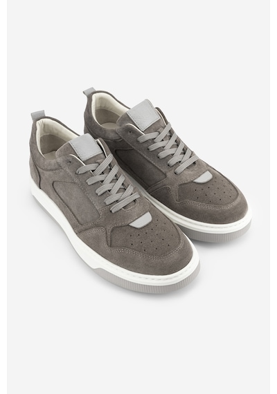 Valmenti Erkek Hakiki Deri Toprak Süet Sneakers & Spor Ayakkabı 1212 2507 Erk Ayk Y26 Toprak Suet Vizon
