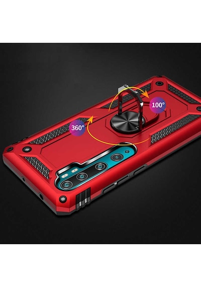Xiaomi Mi Note 10 Lite Kilif Zirhli Miknatisli Standli Tank Kapak 392712075