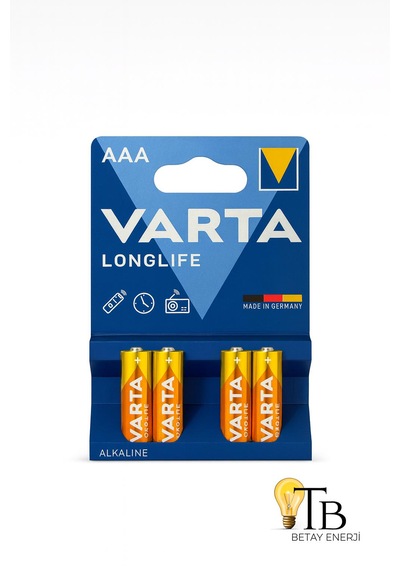 Varta Aaa Longlıfe 4 Lü Alkalin Pil