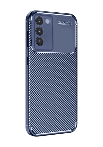 Vivo V30 Lite 4g Uyumlu Kılıf Auto Focus Karbon Kapak - Lacivert