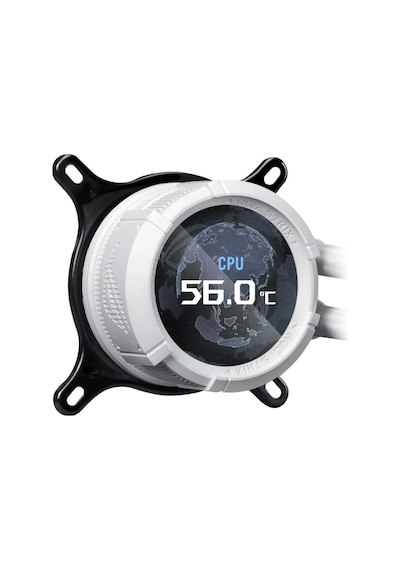 Asus Rog Strix Lc Iıı Argb Lcd White All-in-one 360mm Intel-amd Uyumlu Sıvı Soğutucu