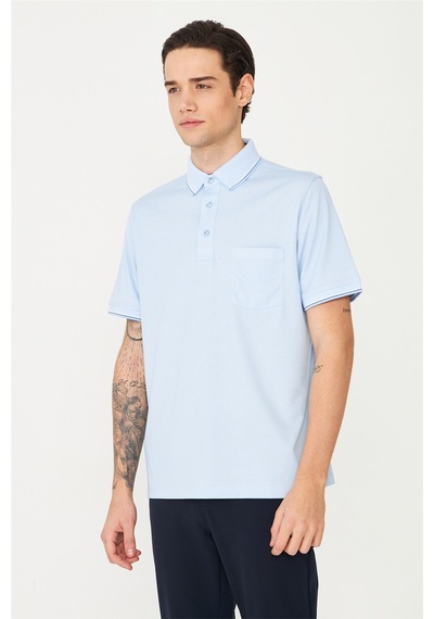 Mavi Polo Yaka T-shirt Mavi