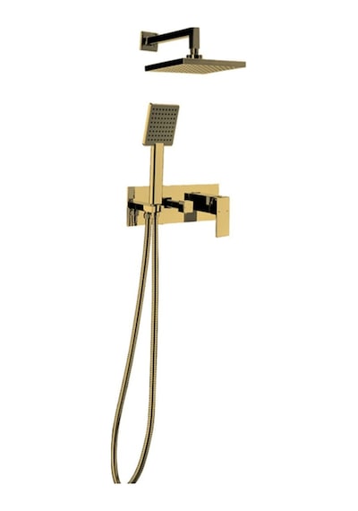 Newarc Sılver Ankastre Banyo Batarya Takımı - Altın 851141g Gold