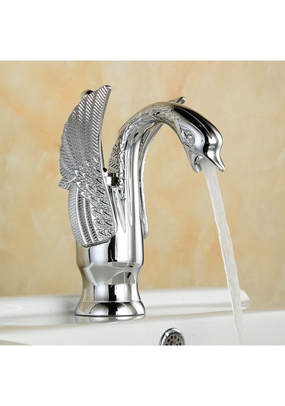 Banyo Lavabo Bataryası Kuğu Antik Krom