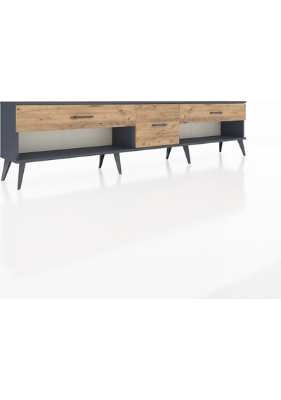 Arges Tv Ünitesi 3 Çekmeceli 220x30x51 Antrasit-aytaşı/çam Aytası/atlas Çam - Antrasıt Arges Tv Ünitesi 3 Çekmeceli 220x30x51 Antrasit-aytaşı/çam Aytası/atlas Çam - Antrasıt