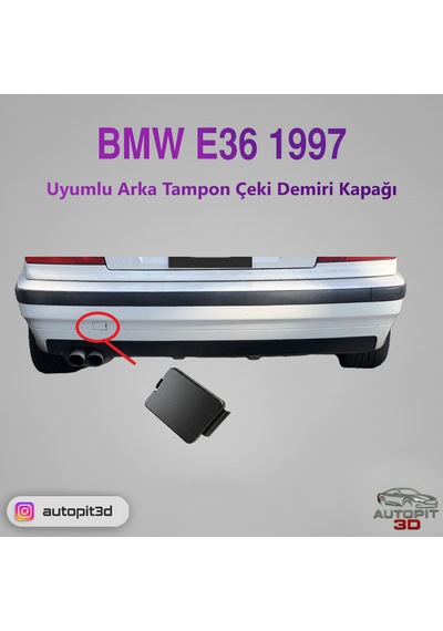 Bmw E36 1997 Uyumlu Arka Tampon Çeki Demiri Kapağı