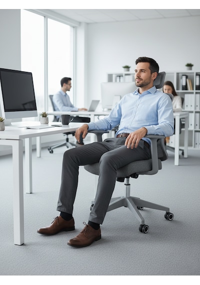 Zeon Büro Ofis Sistemleri // Comfort Mood Gray Yönetici Koltuğu Ofis Çalışma Koltuğu Gri