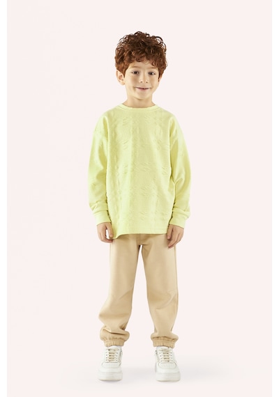 Erkek Çocuk Yeşil Sweatshirt Çok Renkli