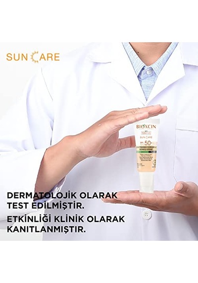 Bioxcin Sun Care Çok Yüksek Korumalı Yağlı Ciltler Için Renkli Güneş Kremi Tinted Spf 50+ 50 Ml