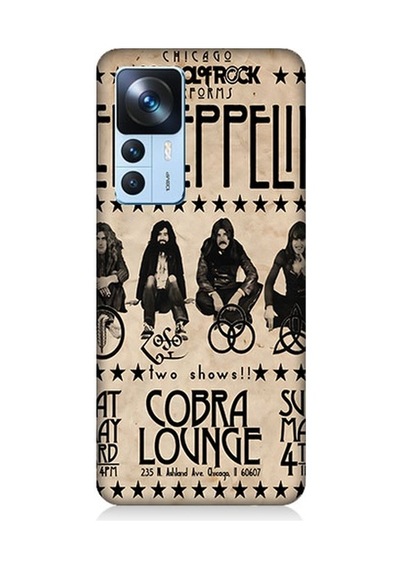 Xiaomi Mi 12t Uyumlu Led Zeppelin Desenli Silikon Kılıf