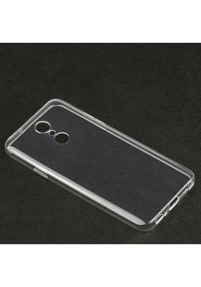 LG Uyumlu Q7 Kilif Seffaf Silikon Hibrit Case 390884636