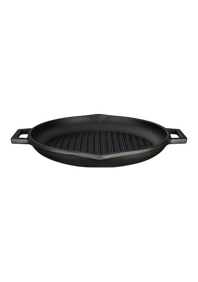 Lava LV Eco GT 30 Yuvarlak Döküm Demir Izgara Tava 30 CM Siyah