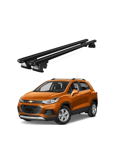 Venüs Chevrolet Trax 2013-2022 Uyumlu Siyah Ara Atkı Port Bagaj Tavan Barı