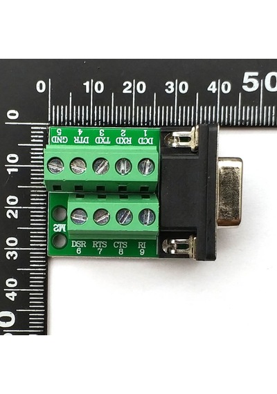 Alkatronik-Db9 To Dip Adaptör Erkek 9 Pin Rs232 Com Port Klemens Çevirici