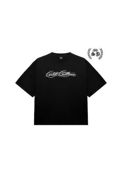 Startmore Coldture Vintage Y2k T-shirt Trend Siyah