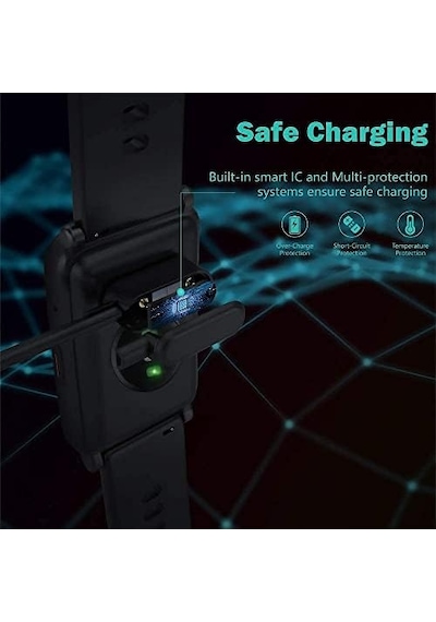 Watch Fit 2 İle Uyumlu Akıllı Saat İçin Manyetik Usb Şarj Kablosu Watch Fit 2 İle Uyumlu Kablo Beyaz