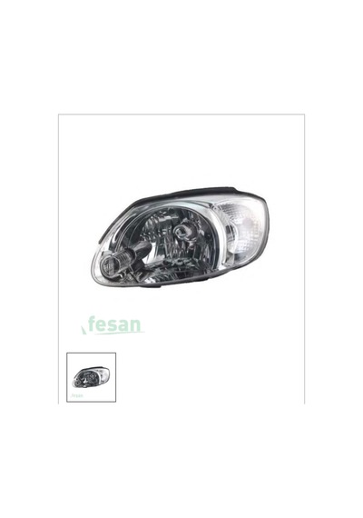 Hyundaı Accent Admira 2003-2005 Sağ Motorlu Beyaz Sinyalli Far