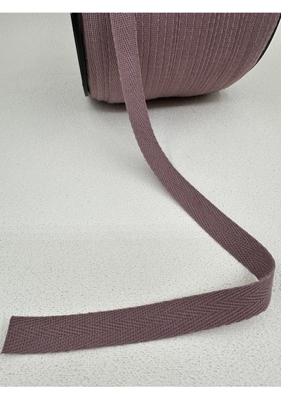 1.5 Cm Balıksırtı Şerit - 5 Metre - Gül Kurusu