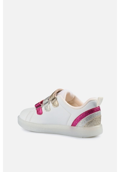 Vicco Sun Işıklı Kız Çocuk Beyaz/fuşya Sneaker