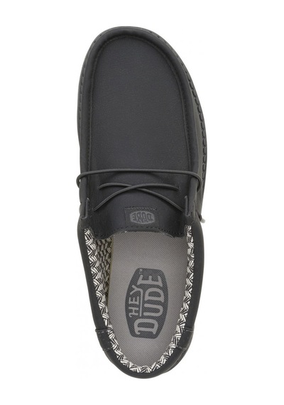 Oxford Klasik Erkek Hd.41894-070 Hey Dude Wally Classic Black/charcoal Black/charcoal