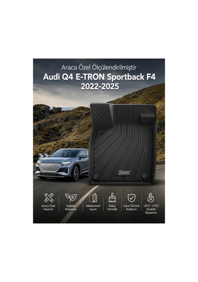 Audi Q4 E-tron Sportback F4 2022-2026 Tpe Paspas Seti