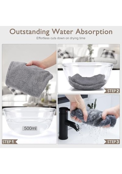 Saç Havlusu, Premium Mikrofiber Kumaş İle Yüksek Emicilik, Düğmeli Pratik Tasarım, Kadınlar İçin İdeal Saç Kurulama Havlusu, Duş Sonrası Kullanım İçin Hair Towel İle Uyumlu 4 Renk Saç Havlusu, Premium Mikrofiber Kumaş İle Yüksek Emicilik, Düğmeli Pratik Tasarım, Kadınlar İçin İdeal Saç Kurulama Havlusu, Duş Sonrası Kullanım İçin Hair Towel İle Uyumlu 4 Renk