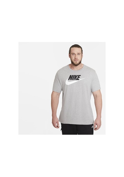 Nike M Nsw Tee Icon Futura Erkek Günlük Tişört Grey Grey