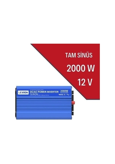 Lexron 2000w-12v Tam Sinüs İnverter Its2000l