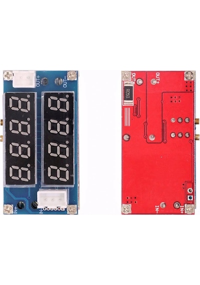 Xl4015 5a Cc-cv Volt-amper Ayarlı Çift Ekranlı Voltaj Düşürücü Modül