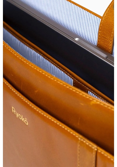 Ryoko Bristol Satchel Deri Evrak Ve Laptop Çantası Evrak Çantası Kahverengi