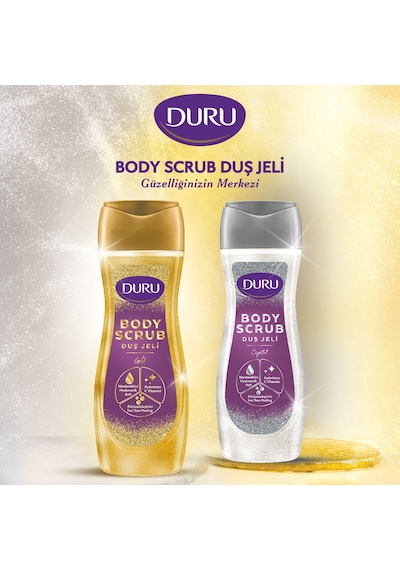Duru Body Scrub Crystal + Gold Duş Jeli 2 x 450 ML