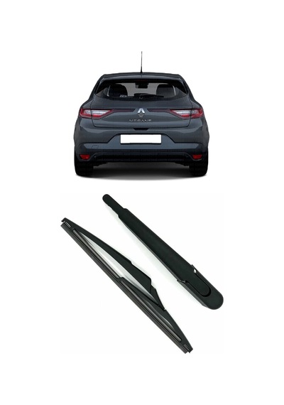 Renault Megane 4 Iv Hb 2016-2020 Uyumlu Arka Cam Silecek Kolu Ve Süpürgesi Takım 287811574r