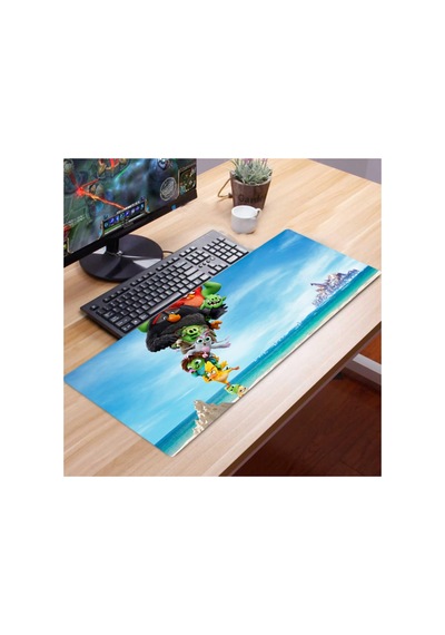 70x30 Xl Bırds 3mm Kauçuk Kaymaz Taban Oyuncu Gaming Mouse Pad