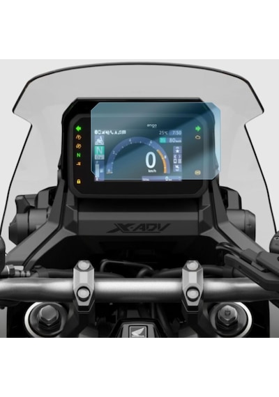 Honda Adv350 Ekran Koruyucu 5 İnç Nano 2025 Parlak Şeffaf ' Sadece Ekran Koruyucu