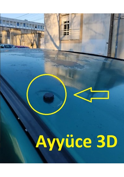 Ayyüce 3d, Renault Kangoo Tavan Bagaj Bağlantı Vida Kapağı, Siyah
