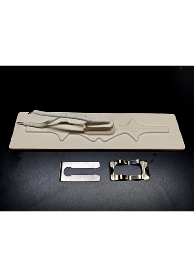 Sern 245x60mm 650w 230v Beyaz Fsf Model Düz İnfrared Seramik Isıtıcı Rezistans 1 Adet
