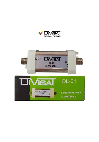 Divisat Line Amplifier Uydu Sinyal Yükseltici 20db