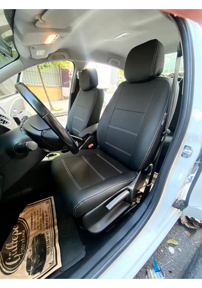 Renault Fluance 2010 2016 Uyumlu Arka Sırt Arka Oturma Tek Parça Model Komple Siyah Deri Beyaz Ip
