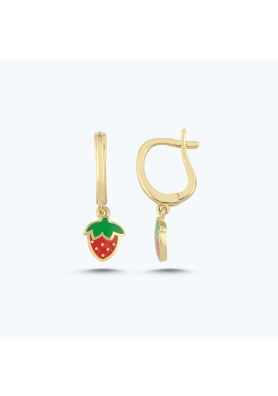 Altınbaş Altın Çocuk Çilek Küpe Ajrkp0004-y-24754 Çok Renkli