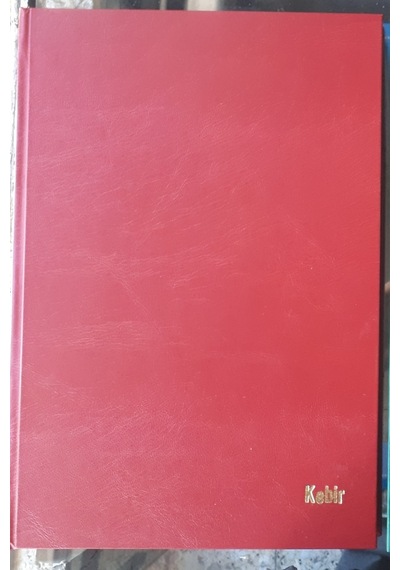Ticari Defter Kebir 25 X35 Cm 100 Yp Sert Kapak 90 Gr Kağıt
