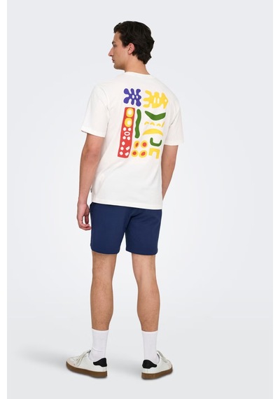 Only & Sons Onskıan Pamuklu Regular Fit Normal Bel Short Erkek Short 22029752 Lacivert