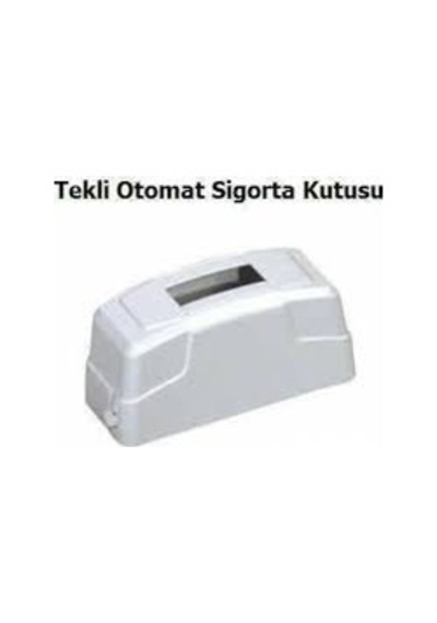 Veel Tekli Plastik Sıva Üstü Sigorta Kutusu 3 Adet