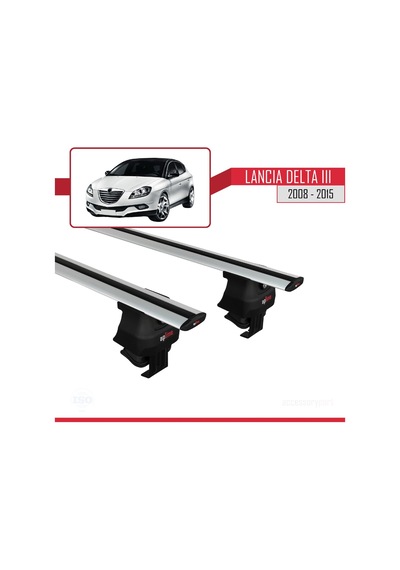 Lancia Delta Iıı 2008-2015 Arası İle Uyumlu Ace-4 Ara Atkı Tavan Barı Gri