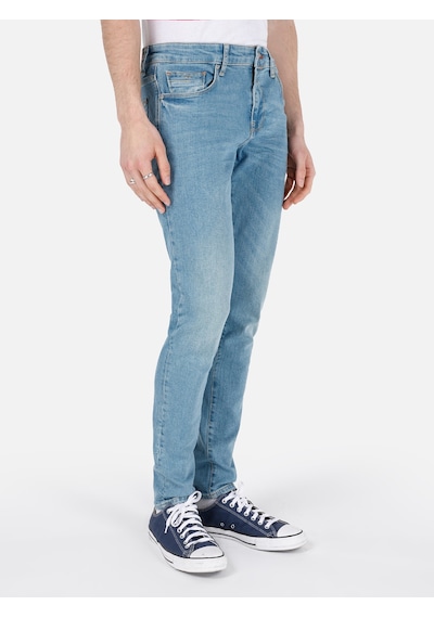 Colin's Colins 041 Danny Dar Kesim Düşük Bel Düz Paça Mavi Erkek Pantolon Denim