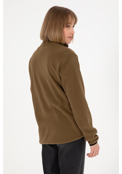 U.S. Polo Assn. Erkek Yarım Fermuarlı Haki Basic Polar Sweatshirt 50298085-VR027 U.S. Polo Assn. Erkek Yarım Fermuarlı Haki Basic Polar Sweatshirt 50298085-VR027