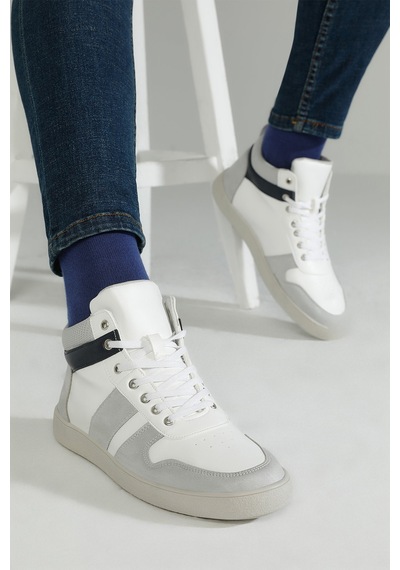 Forester West 2pr Beyaz Erkek High Sneaker 000000000101195777 Beyaz-grı